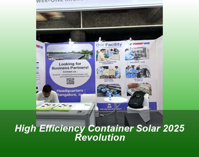 High Efficiency Container Solar 2025 Revolution